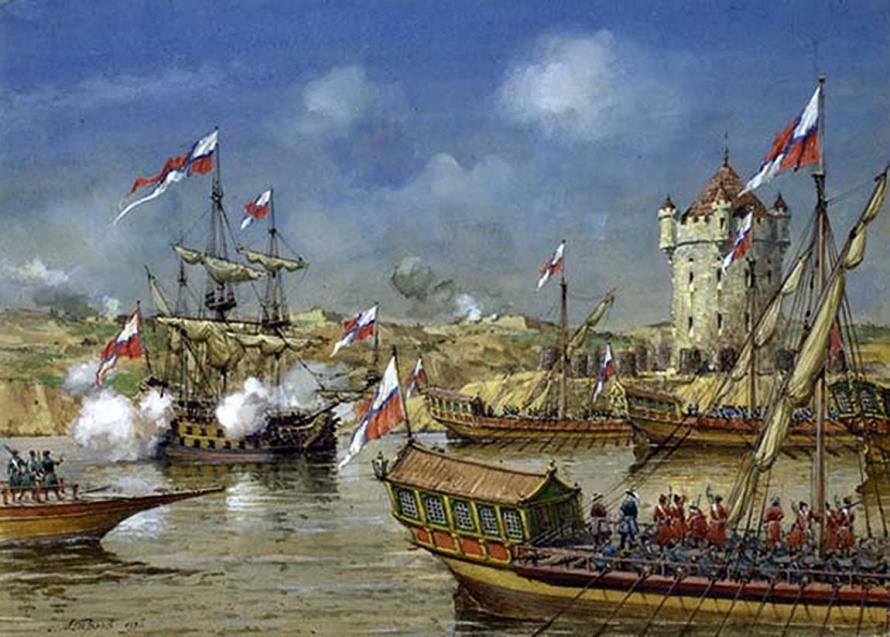 29 июля 1696 года русскими войсками взята турецкая крепость Азов